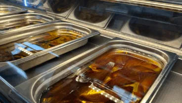 Producto fresco en este restaurante