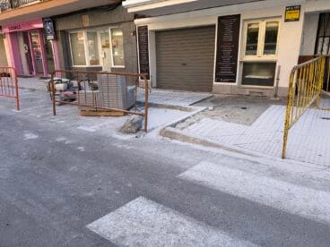 Trabajos en el paseo del Saladar 2