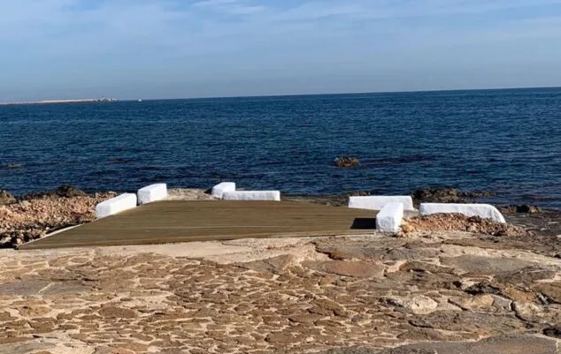 Imagen: Así queda la playa de El Pegolí de Dénia