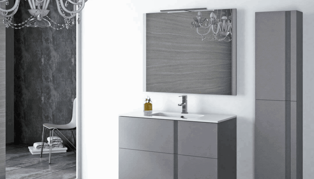 Baño elegante con todo incluido