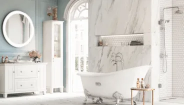 Baño renovado integralmente por Cocina Fácil