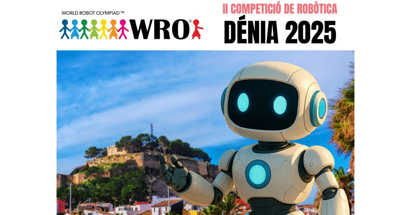 Cartel Competición Robótica Dénia