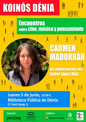 Cartel de Koinós con Carmen Madorrán