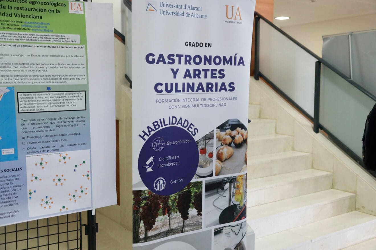 Cartel del del Grado en Gastronomía y Artes Culinarias de la Universidad de Alicante