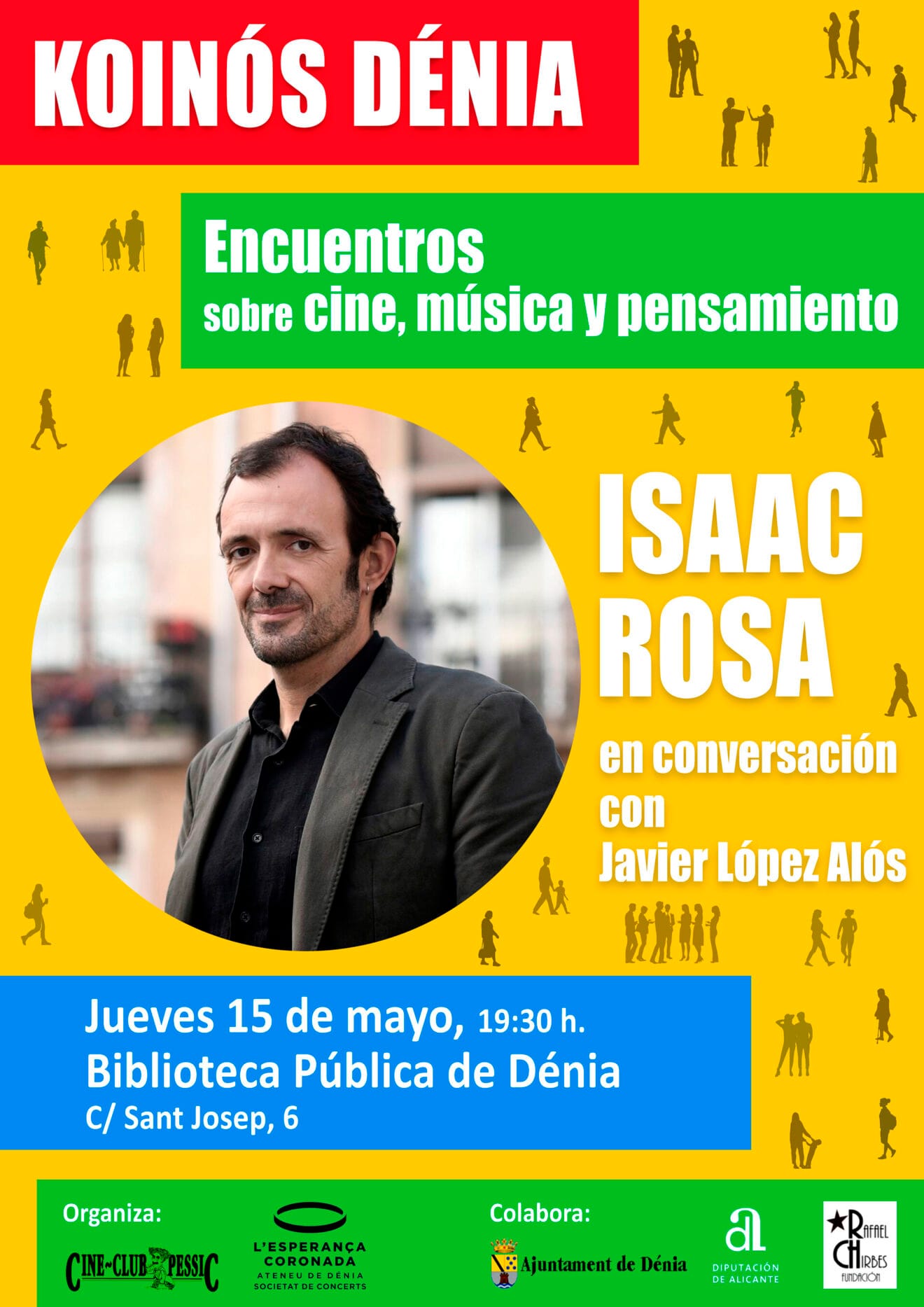 Cartel del primer encuentro del proyecto Koinós en Dénia