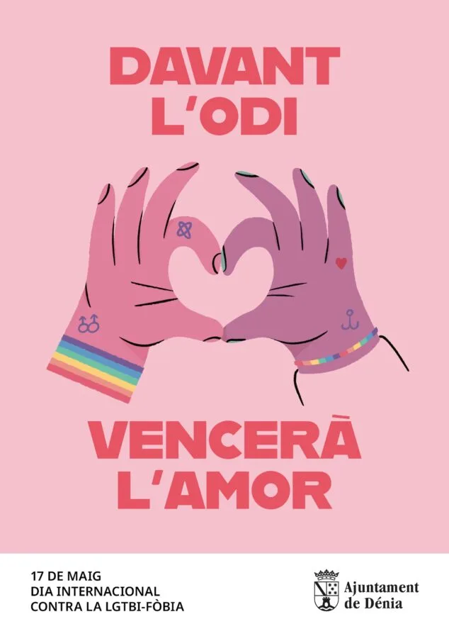 carteleria de la campana de denia por el dia contra la lgtbi fobia 2