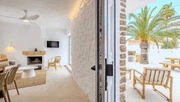 Conexión directa al exterior desde el salón