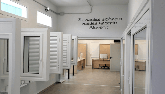 Imagen: Despacho de Aluvent en el interior