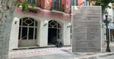 el documento que oficializa el aterrizaje de burger king en pleno centro de denia