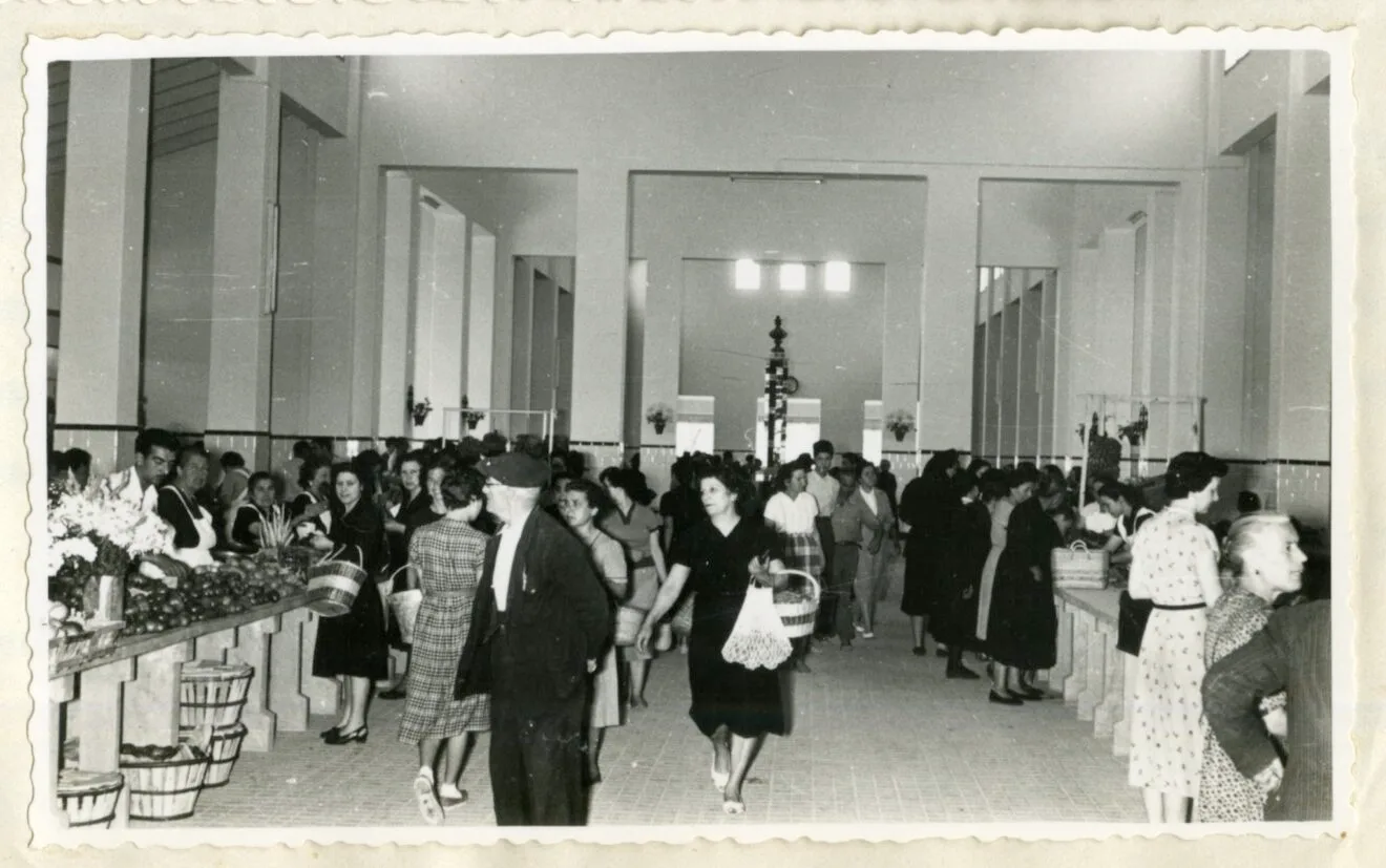 Inauguración del Mercat de Dénia en 1955