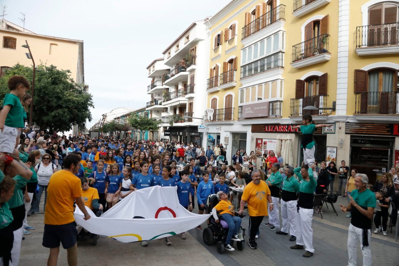 Llegada de la antorcha de los Minijocs a Dénia 11