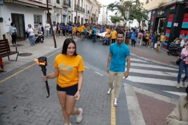 Llegada de la antorcha de los Minijocs a Dénia 6