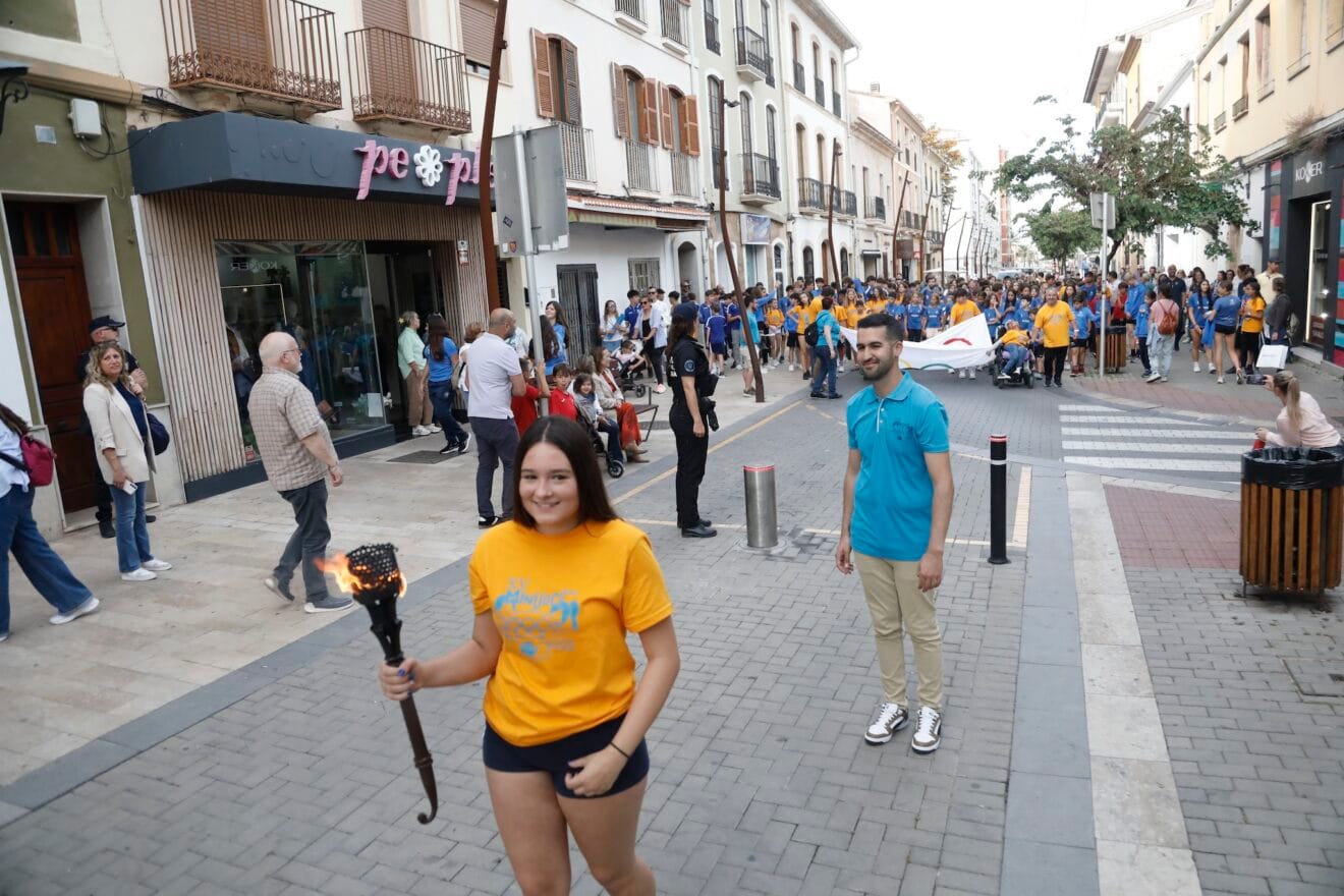 Llegada de la antorcha de los Minijocs a Dénia 7