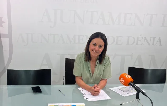 Imagen: María José García durante la rueda de prensa