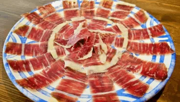 Plato de ibéricos en Dénia