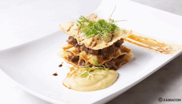 Plato típico de Dénia cocinado en la Cova Tallà