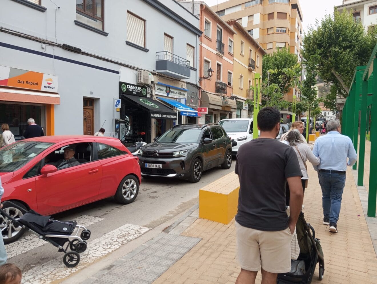 Tráfico en el centro de Dénia