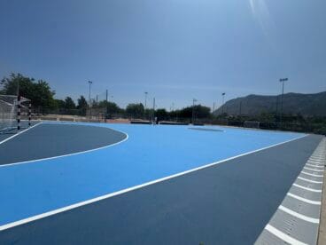 Pista de fútbol en Les Madrigueres Dénia