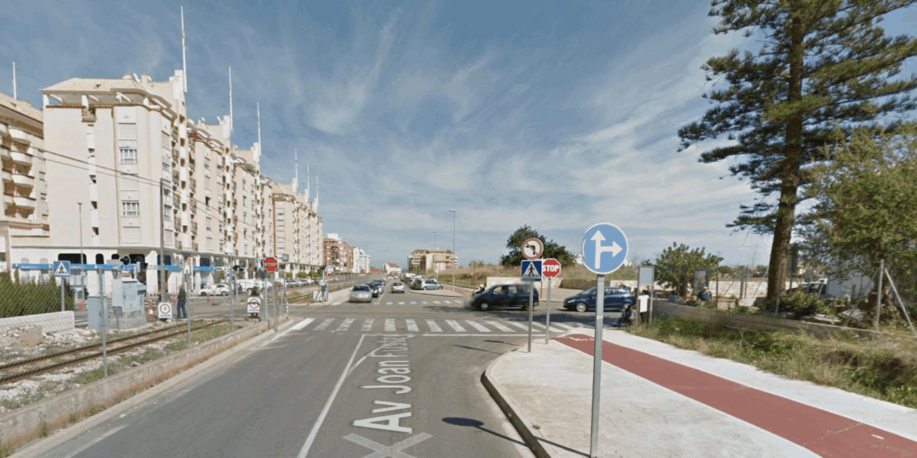 Avenida Joan Fuster en 2014