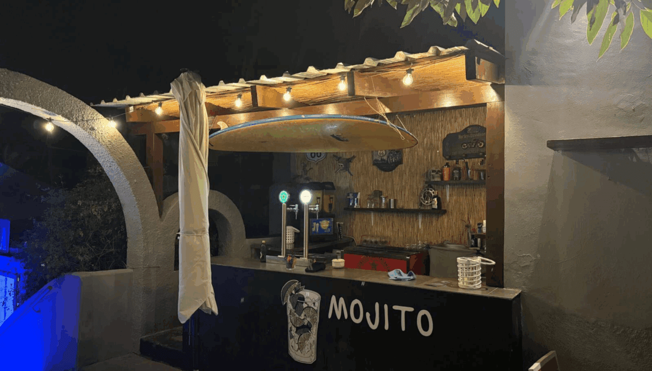 Barra de Mojitos en el famoso restaurante Cresol 66 en Pedreguer