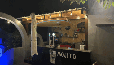 Barra de Mojitos en el famoso restaurante Cresol 66 en Pedreguer