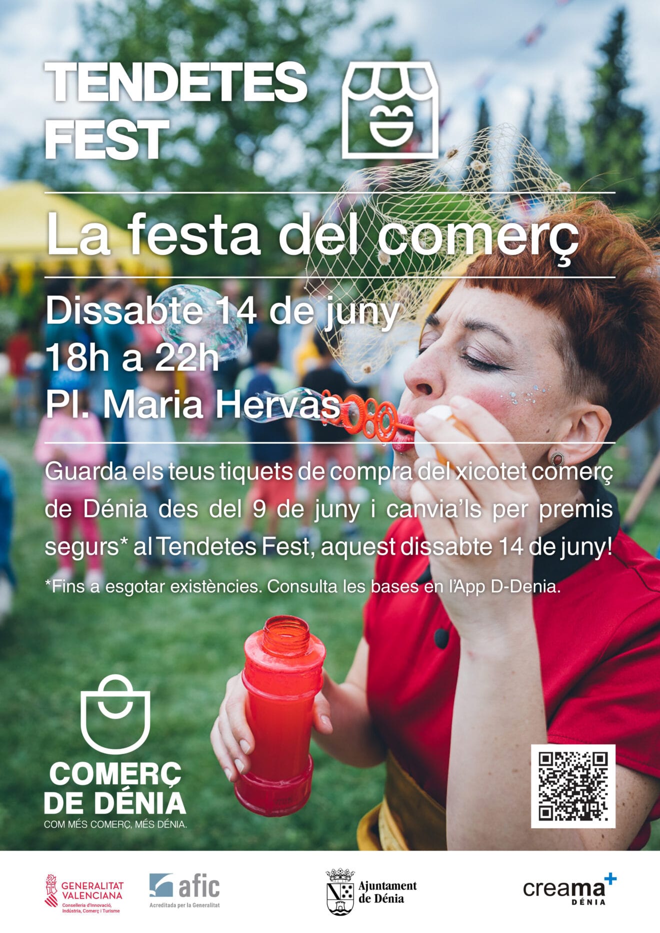 Cartel Fiesta del Comercio Dénia