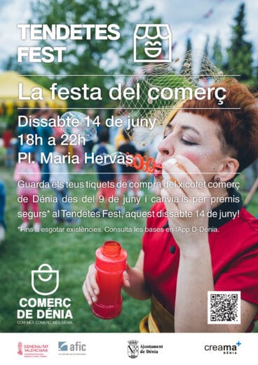 Cartel Fiesta del Comercio Dénia