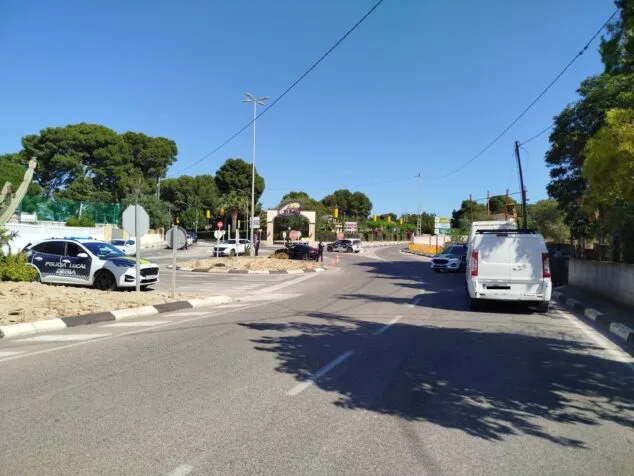 Imagen: Control de la Policía Local de Dénia en Les Rotes