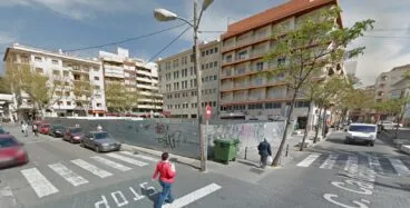 Descampado del antiguo ambulatorio en 2014