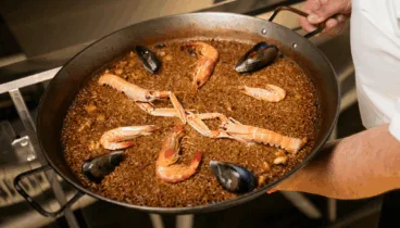 El arroz de Restaurante Estanyó en su punto
