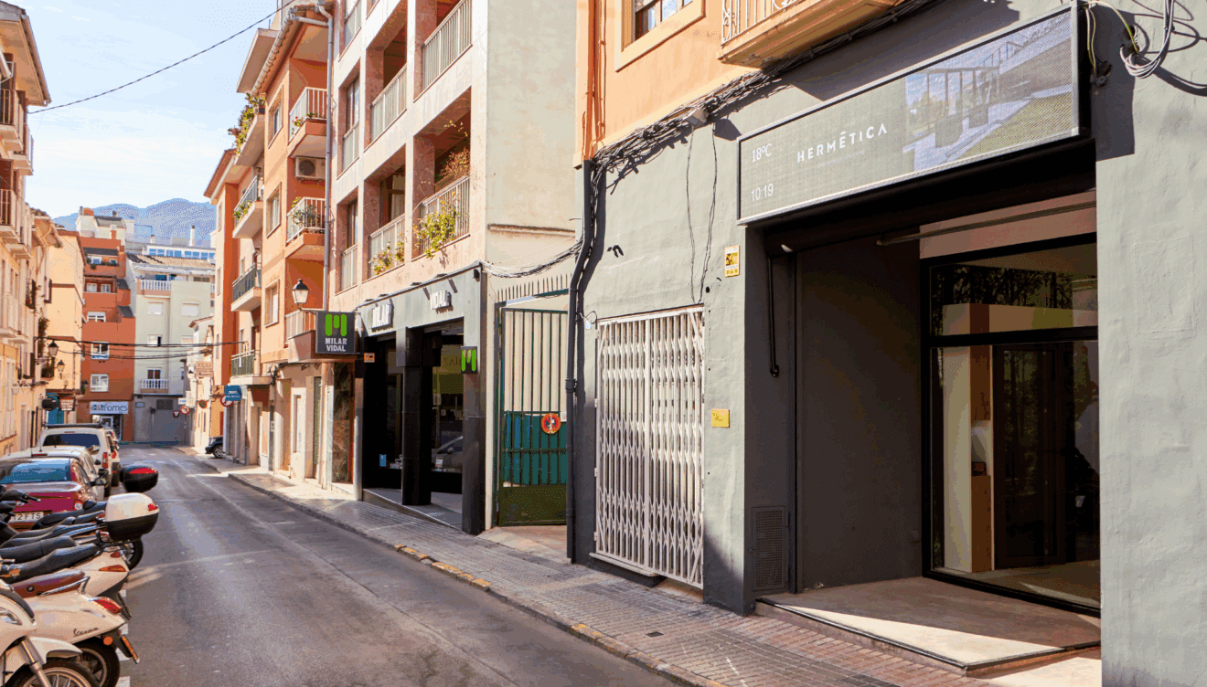 Exterior del local Hermética en Dénia