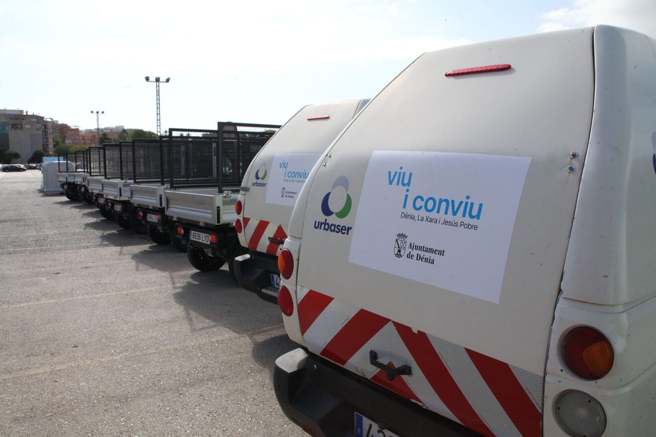 Flota del servicio de limpieza y recogida de basura de Dénia