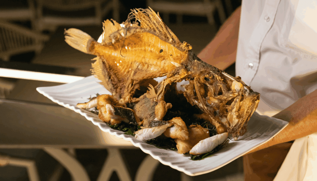 Ingredientes frescos preparados al momento