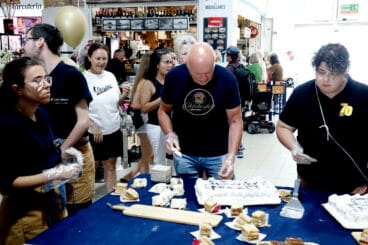 Pastel por el 70 aniversario del Mercat de Dénia 1
