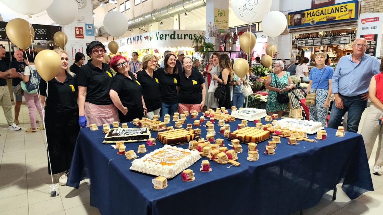 Pastel por el 70 aniversario del Mercat de Dénia