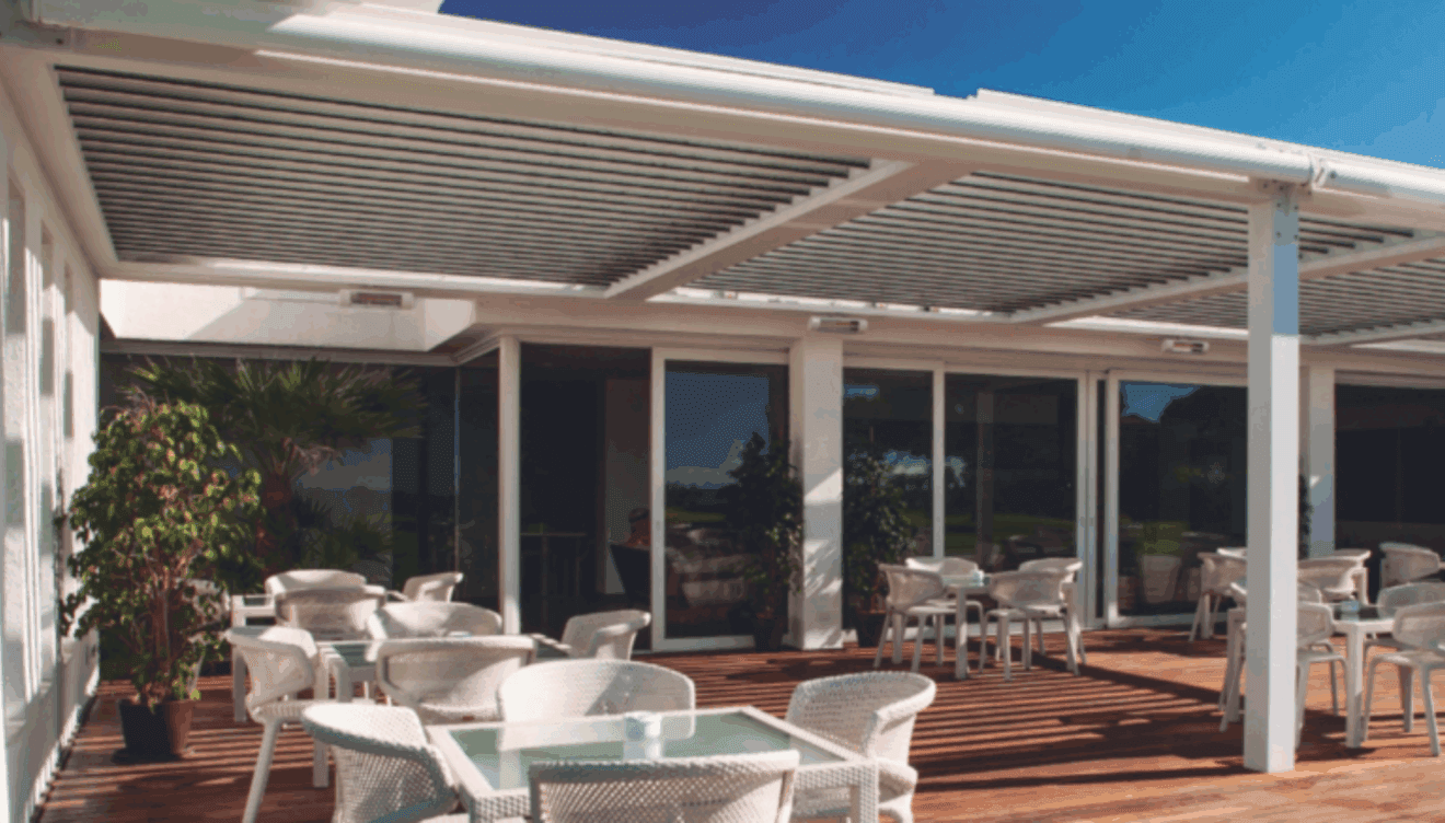 Pérgola Saxun es ideal para poder disfrutar del aire libre y darle un toque moderno a tu espacio