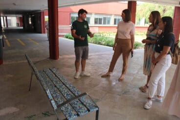 Workshops zum Kunststoffrecycling mit Studenten aus Dénia 09