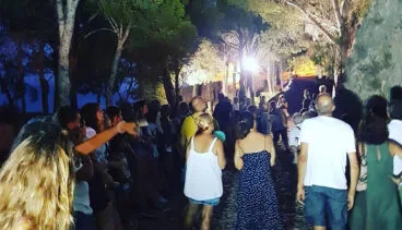 visita guiada nocturna en el castillo