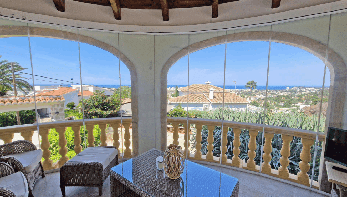 Vistas al mar desde la casa Esmick Villa