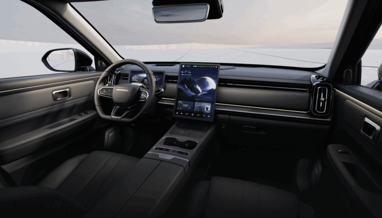 Zona delantera equipada con visión 540 grados y control por voz inteligente