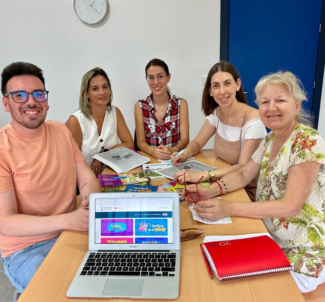 Reunión para el programa de prevención con el CEIP Llebeig