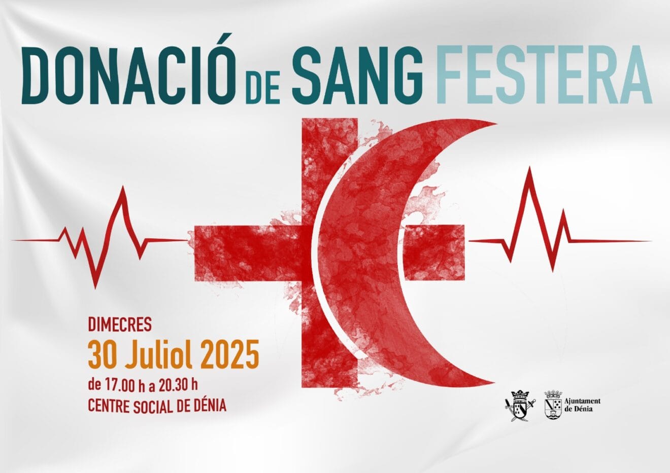 Cartel de la Donación de Sangre Moros y Cristianos Dénia 2025