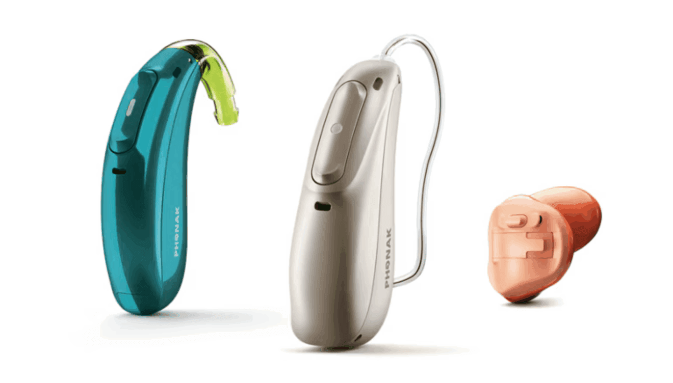 Audífonos con tecnología suiza de alto rendimiento de Phonak