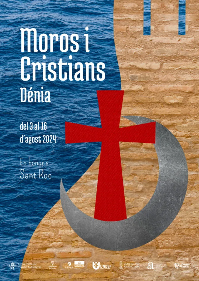 Imagen: Cartel de Fiestas de Moros y Cristianos de Dénia 2024