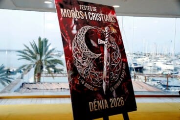 Cartel de los Moros y Cristianos 2026 de Dénia