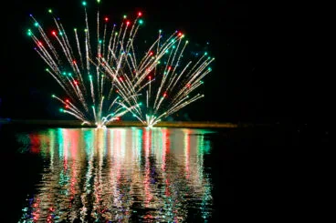 Castillo de  fuegos artificiales fin de fiestas Dénia (11)