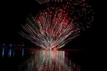 Castillo de  fuegos artificiales fin de fiestas Dénia (18)