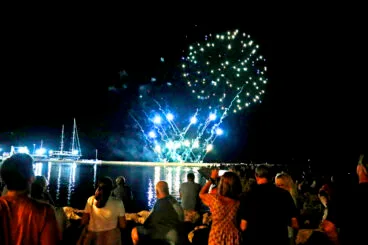 Castillo de  fuegos artificiales fin de fiestas Dénia (4)