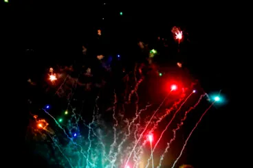 Castillo de  fuegos artificiales fin de fiestas Dénia (7)