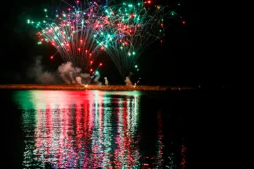 Castillo de  fuegos artificiales fin de fiestas Dénia (9)